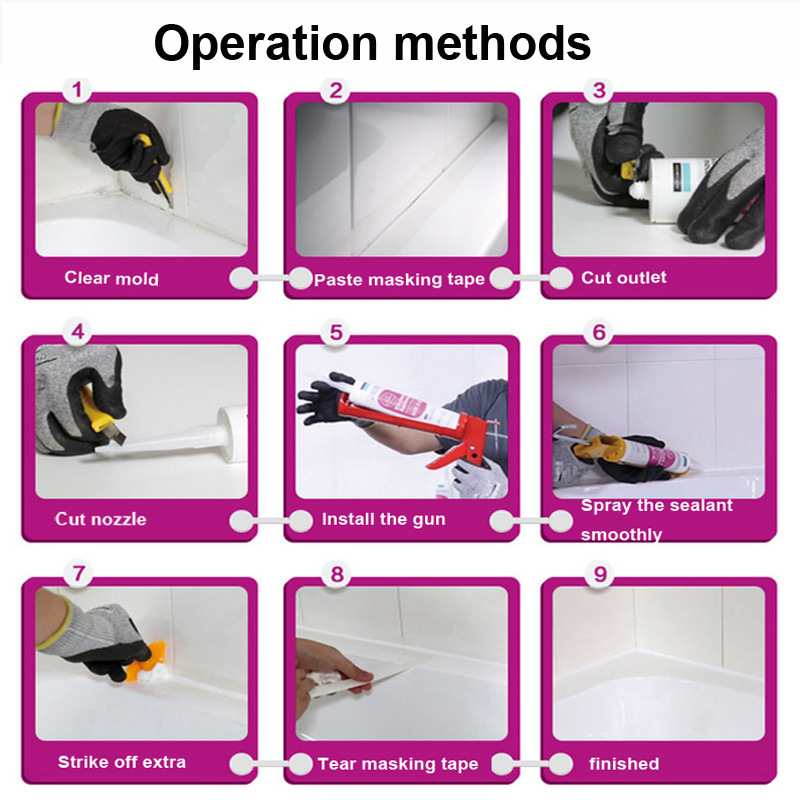 Joints Filling Neutral Silicone Sealant for Bathroom and Kitchen