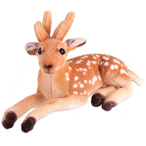 Lovely Sika Deer Doll Plush Animal Toys for Kids