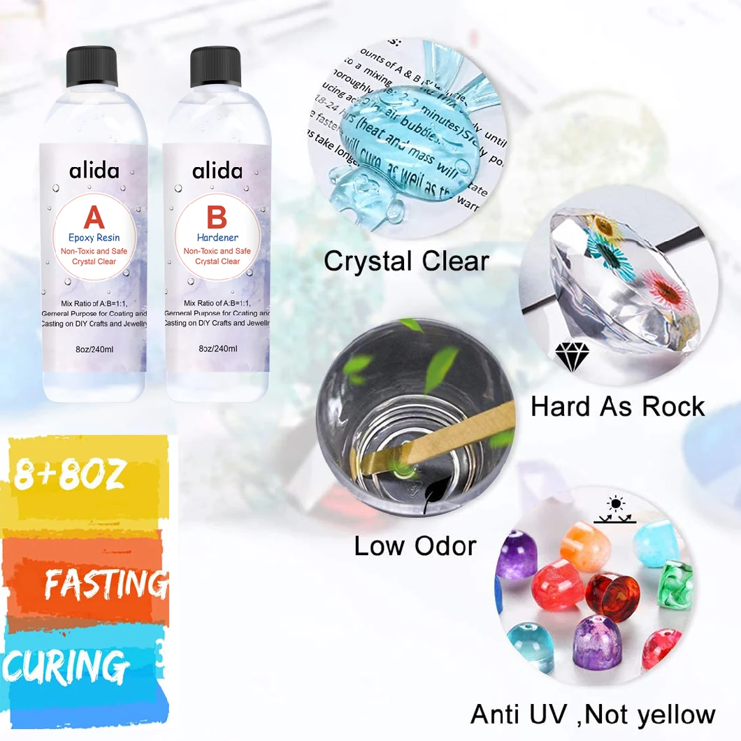 Wholesale DIY Epoxy Resin for Art Clear Resin Epoxy for DIY Craft Jewelry