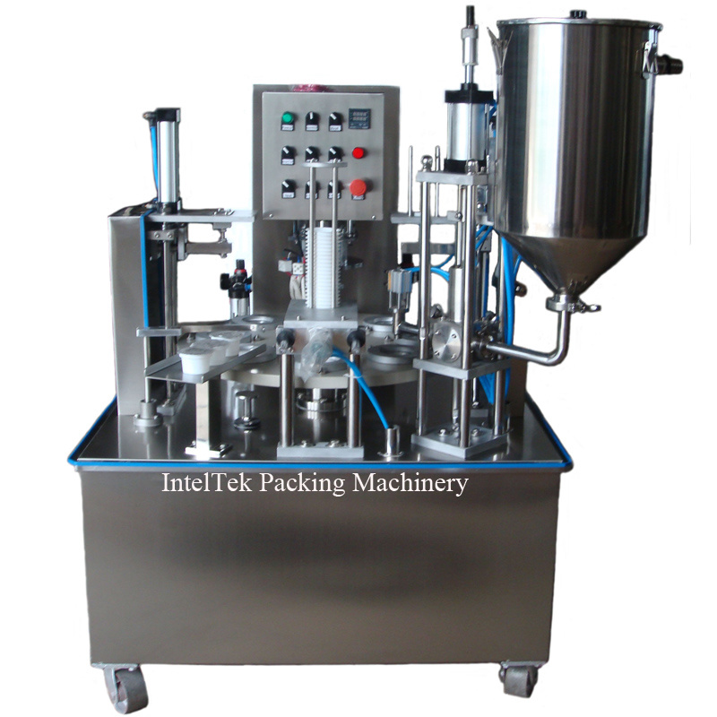 Factory Price Full Automatic Juice Sauce Cup Filling Sealing Machinery