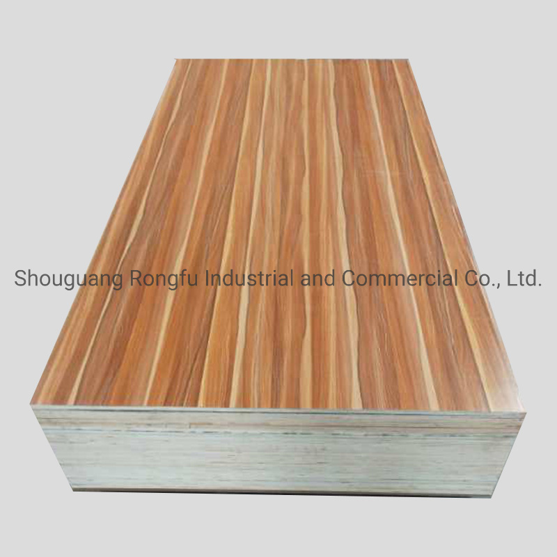 Marine Glue Natural Veneer/Melamine Laminated Plywood for Furniture