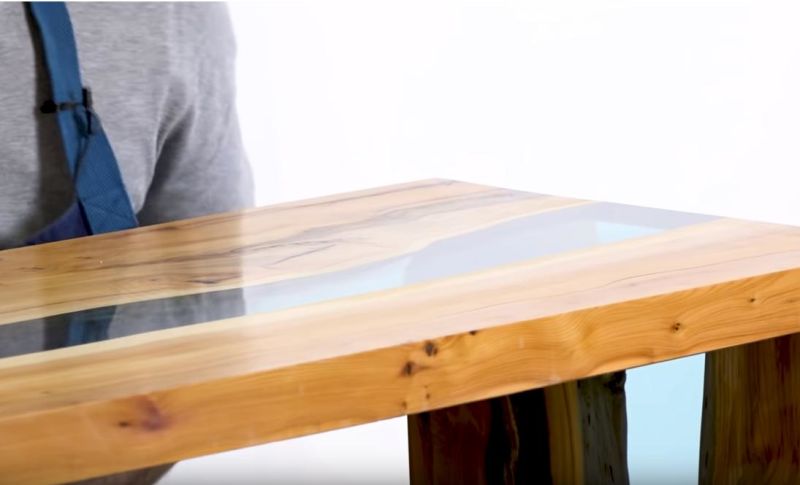 High Clear River Epoxy Table Wood Top Coating Ab Glue