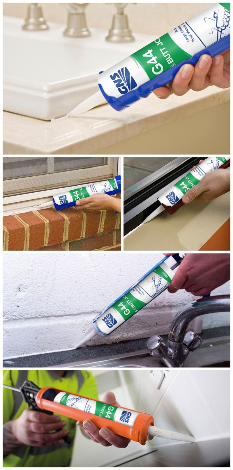 Factory Direct Acetic Transparent Silicone Sealant Adhesive for Glass Sanitary Window