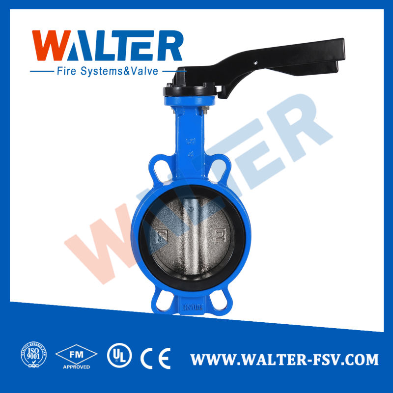 Ductile Iron with Epoxy Coating Wafer Butterfly Valve