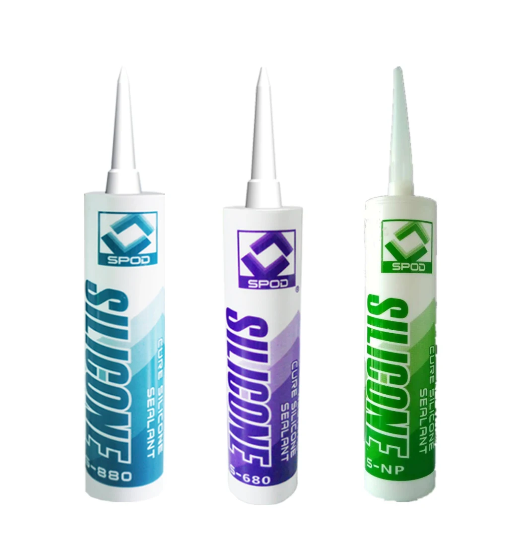 Black Color Structural Silicone Sealant with Heavy Duty Bonding Ability