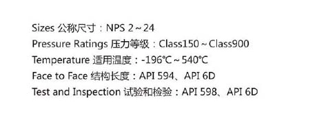 API 598 Wafer Type A105 Check Valve