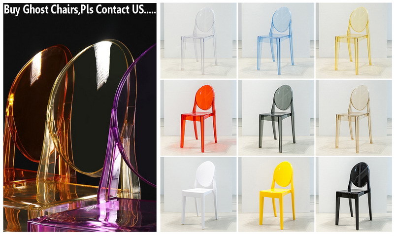 Modern Stacking Transparent Clear Resin Acrylic Ghost Dining Chair with Armrest