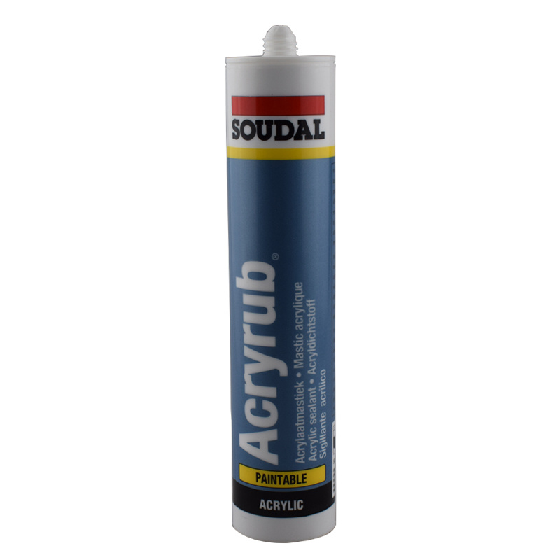 Soudal Waterproof Acrylic Silicone Sealant Suitable for Window Sealing