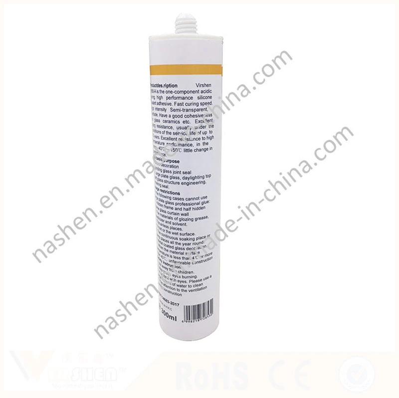 Adhesive Silicone Rubber Adhesive Sealant for Glass Glass Glue