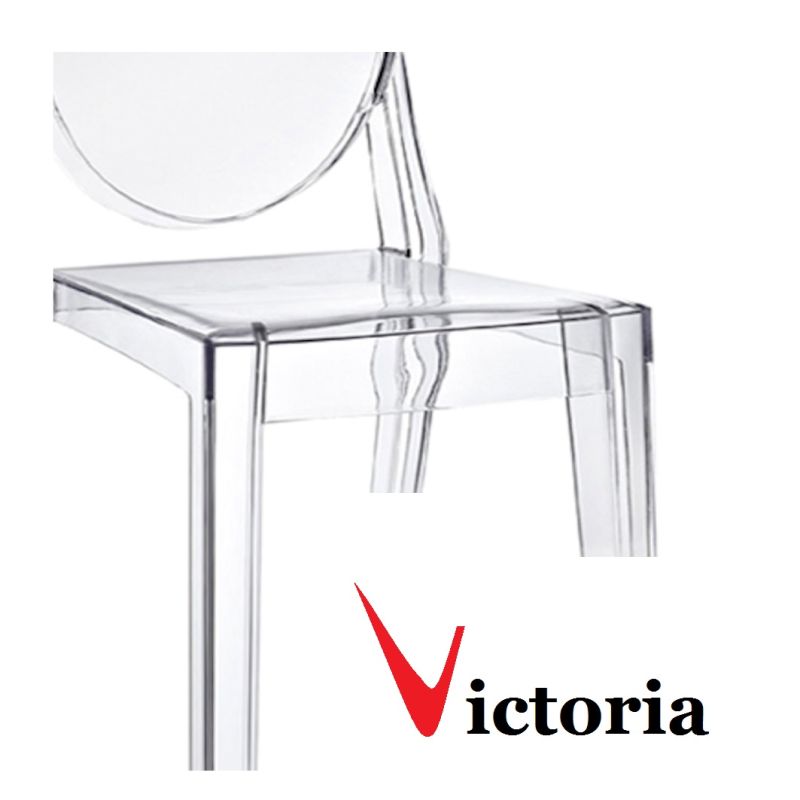 Modern Stacking Transparent Clear Resin Acrylic Ghost Dining Chair with Armrest