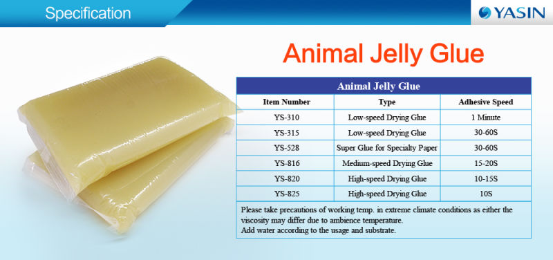 Hot Melt Glue Packaging Jelly Glue Animal Protein Glue