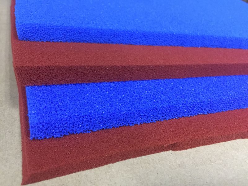 Silicone Sponge Rubber Sheet, Silicone Foam Rubber Sheet with Close Cell or Open Cell