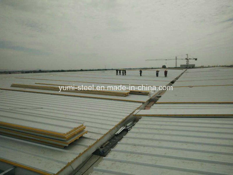 Environmental Material Polyurethane PU/PIR/PUR Insulation Sandwich Panels