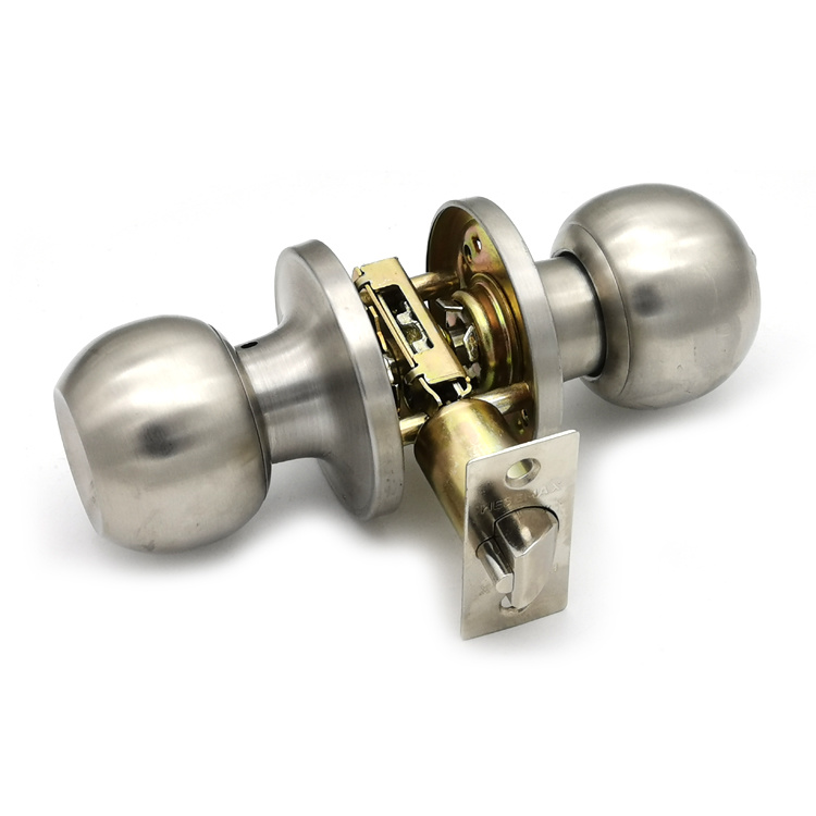 Stainless Steel 587 Double Ball Knob Door Lock