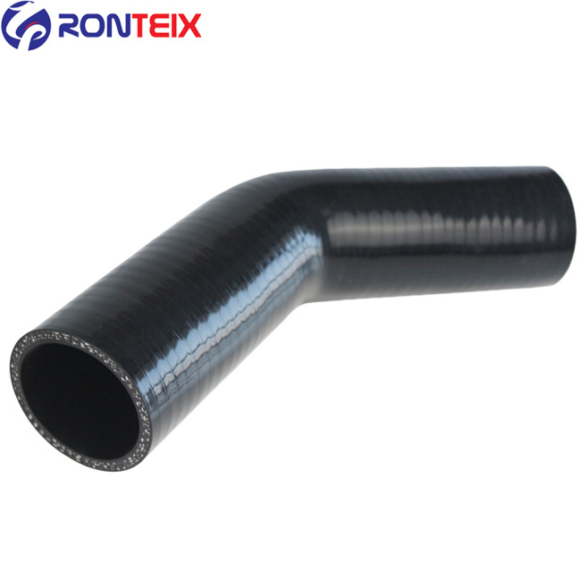 45 Degree Elbow Silicone Rubber Black Blue Red Radiator Hose