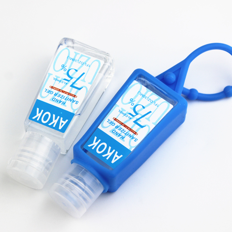 Blue Silicone Case School Antibacterial Hand Sanitizer