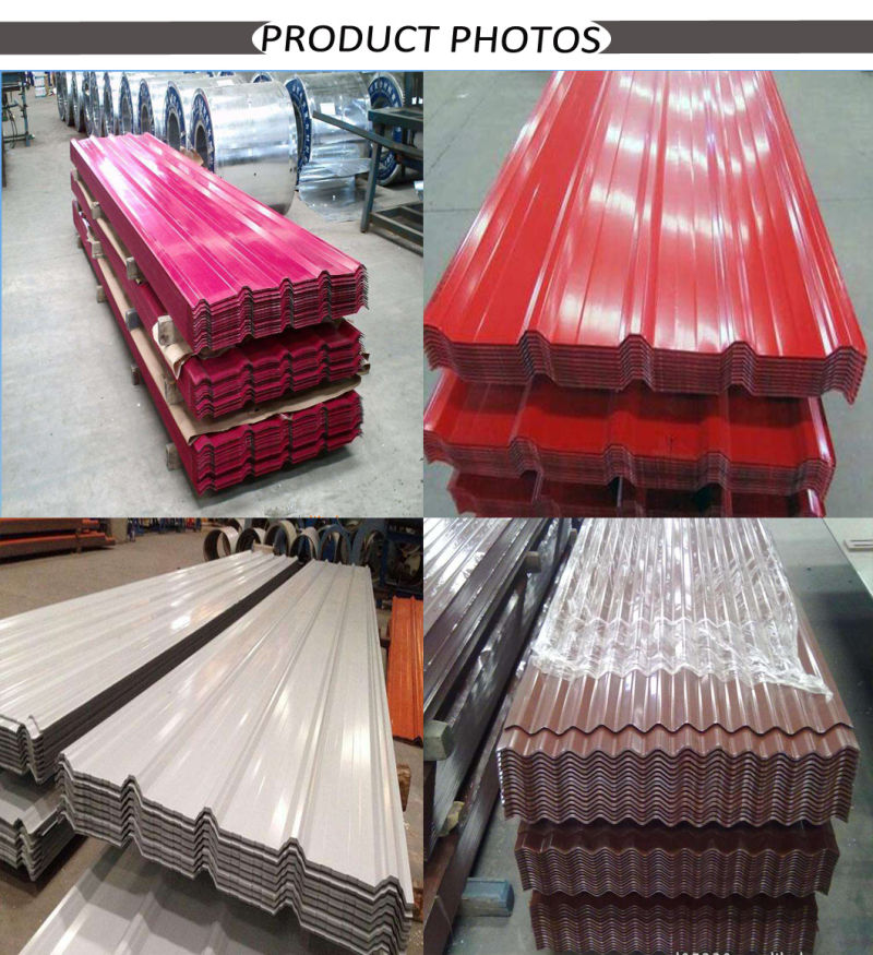 Color Coated Roofing Material Corrugated Roofing Steel Sheet