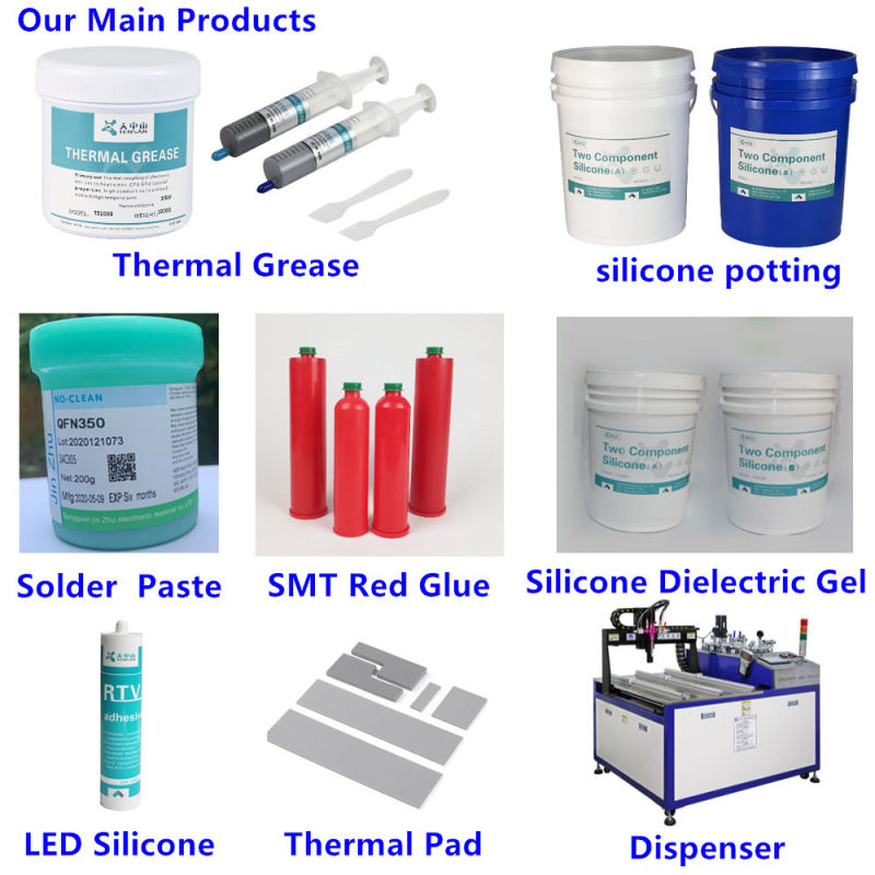 Two Component Grey Potting Silicone Material for LED Driver