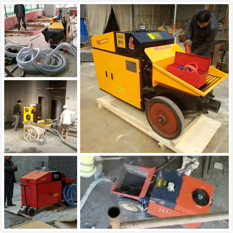 Mini Cement Mortar Concrete Pump Piston Concrete Grouting Pump for Sale