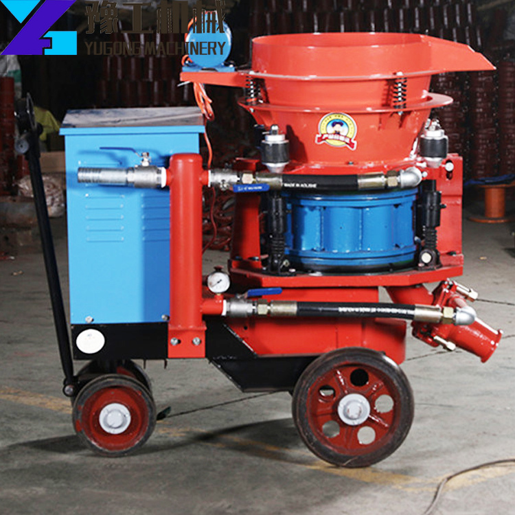 Construction Equipment Concrete Cement Mortar Spraying Shotcrete Machine