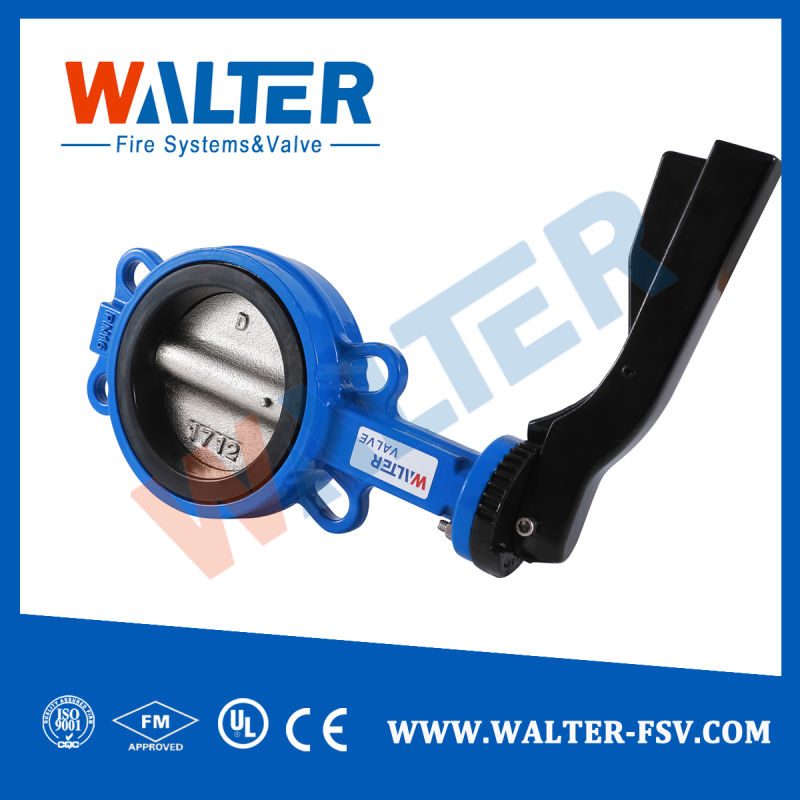 Ductile Iron with Epoxy Coating Wafer Butterfly Valve