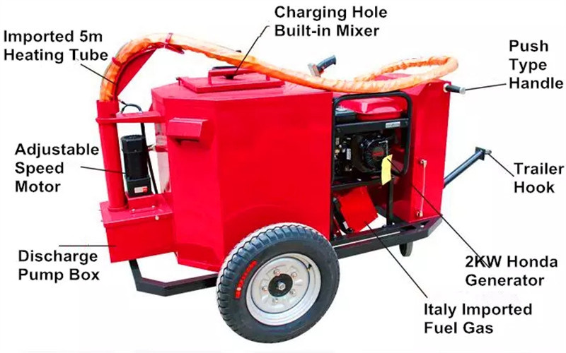 Road Surface Concrete Joint Crack Sealing Machine