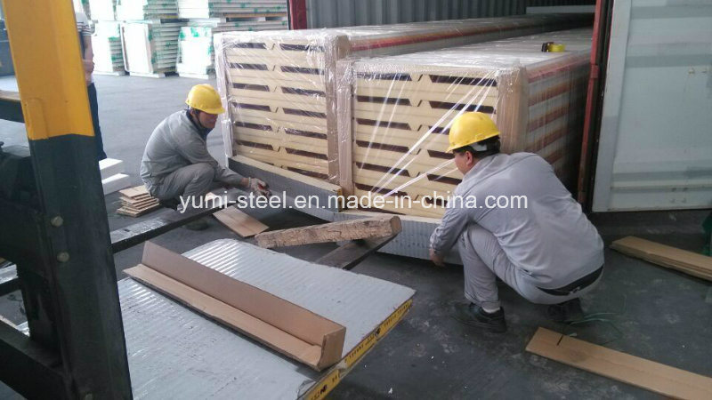 Environmental Material Polyurethane PU/PIR/PUR Insulation Sandwich Panels