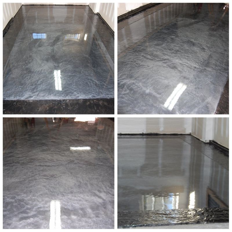 Non Toxic Metallic Epoxy Resin Floor Coating Epoxy Resin