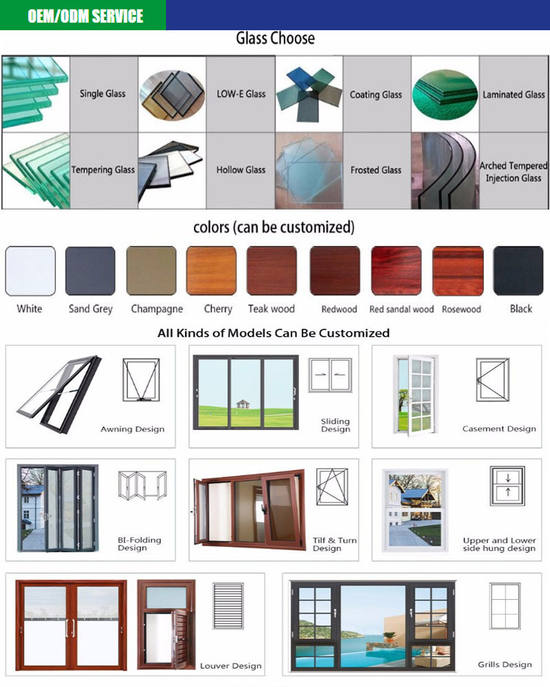 PVC Sliding Window/House Windows/UPVC Window Price