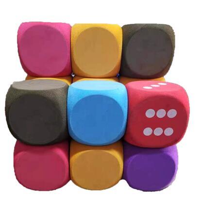 Entertainment Foam PU Plastic Colorful Game Dice