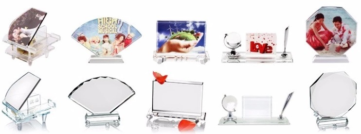 Custom 3D Photo Frames Sublimation Crystal with Heat Transfer Blanks Iceberg Crystal