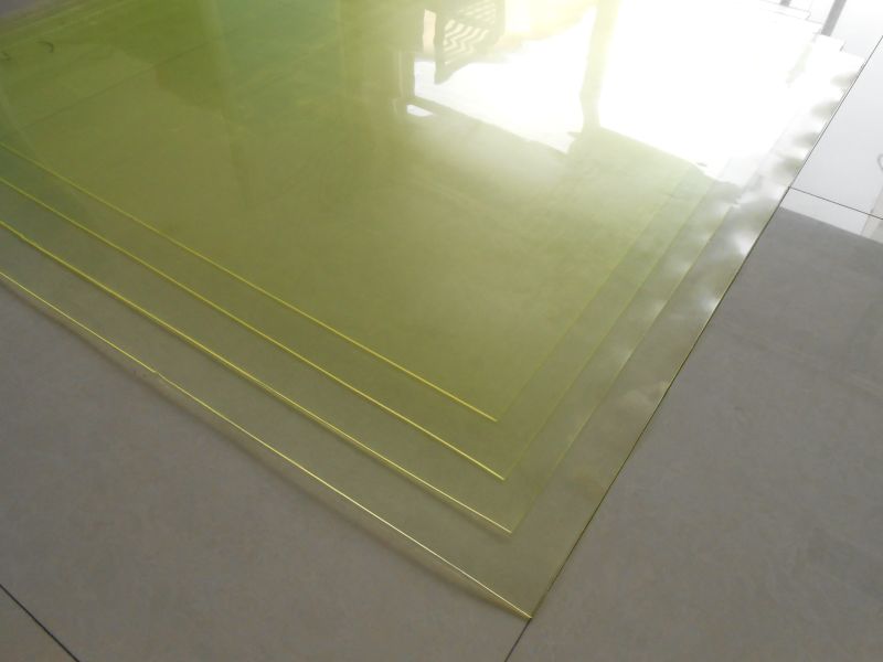 PU Sheet, PU Roll, Polyurethane Sheeting, Polyurethane Roll, Polyurethane Sheet with Light Yellow and Red Color