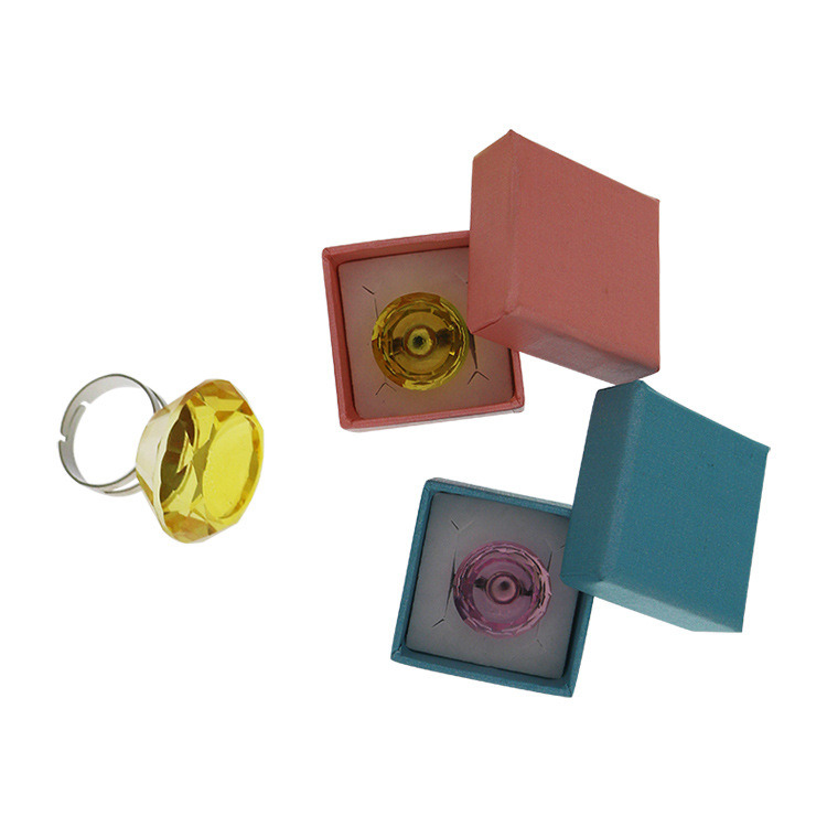 Yellow/Pink/Crystal Glue Rings for Eyelashes Glue