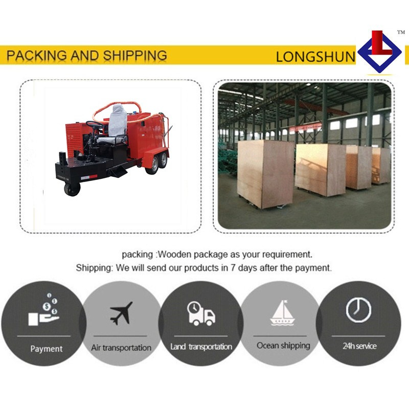 600L Crack Sealing Machine for Asphalt Concrete Road