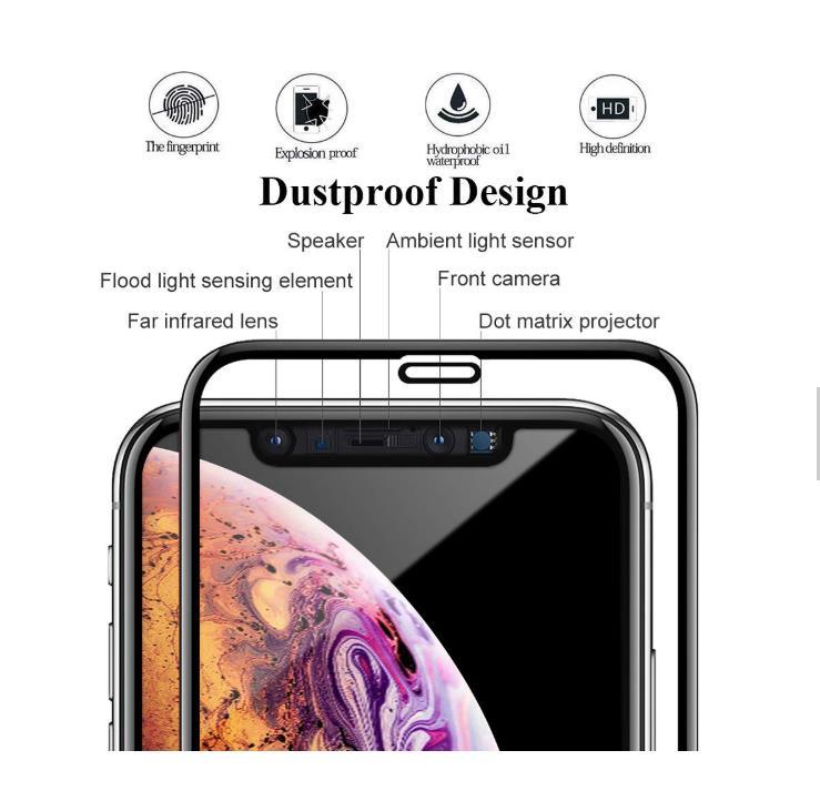 9d Full Glue Tempered Glass Screen Protector for iPhone 6plus/ 7plus /8plus