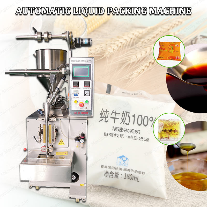 Liquid Vertical Detergent Liquid Triangle Filling Packaging Packing Machine