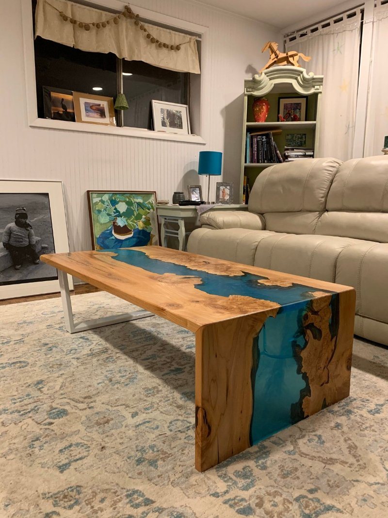 Epoxy Resin End Table, Epoxy Resin Gallon