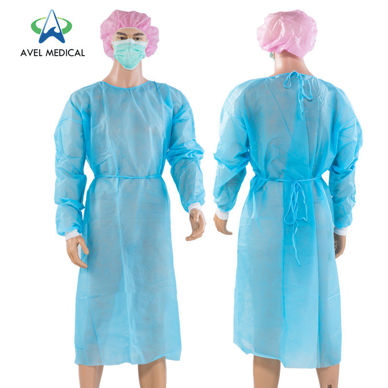 Factory Direct Supply of Disposable Glue Pressing Isolation Gown