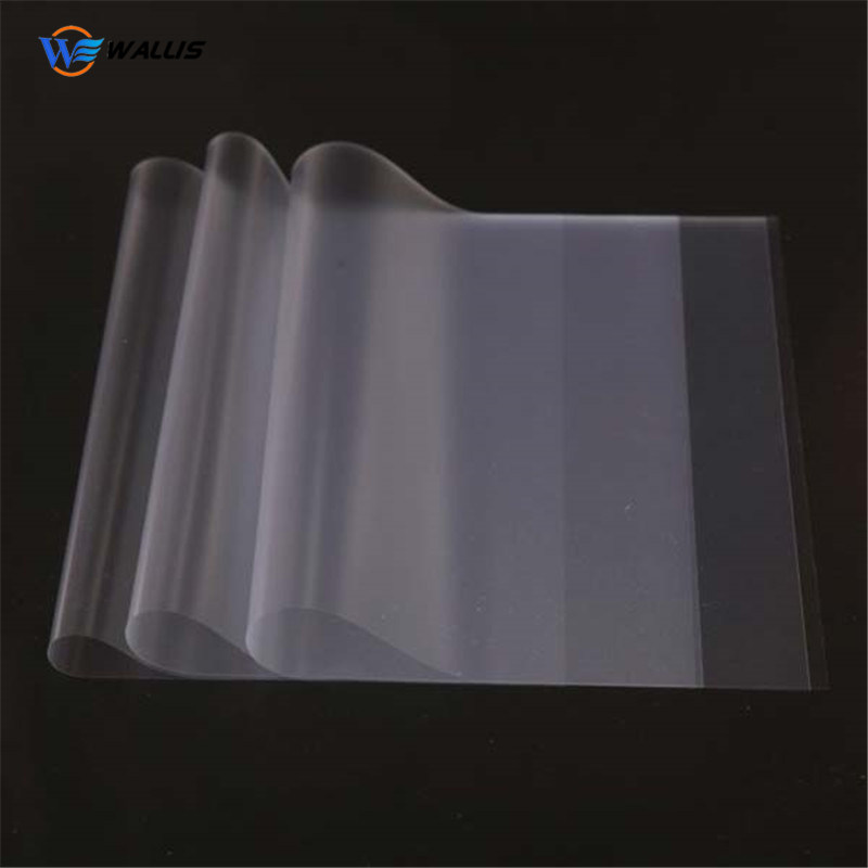 Free Sample 0.08mm Transparent Glue Coated Overlay for ID Card