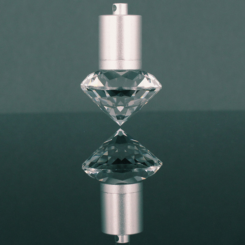 Hot Selling Dimond Shape Waterproof Crystal USB Flash Drive USB Memory Disk Crystal USB Stick