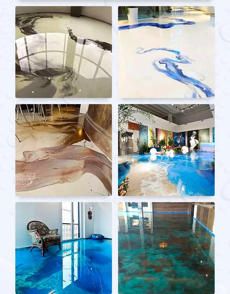 Kaida Epoxy Resin Ab Glue Pure Crystal Colorless UV 1: 1 Liquid 3D Floor River Table Epoxy Coating Epoxy Resin Hardener