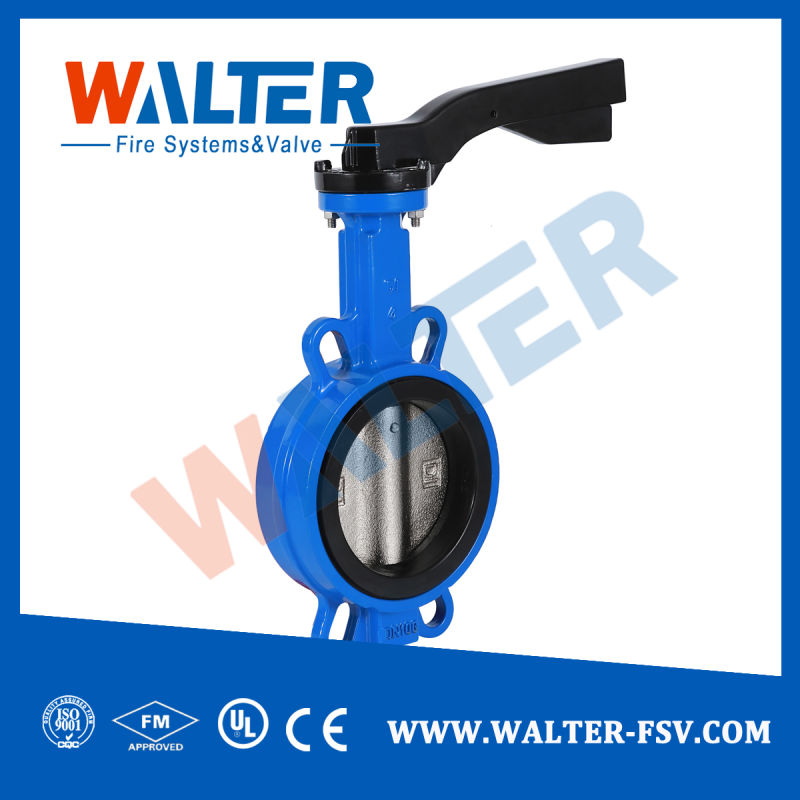 Ductile Iron with Epoxy Coating Wafer Butterfly Valve