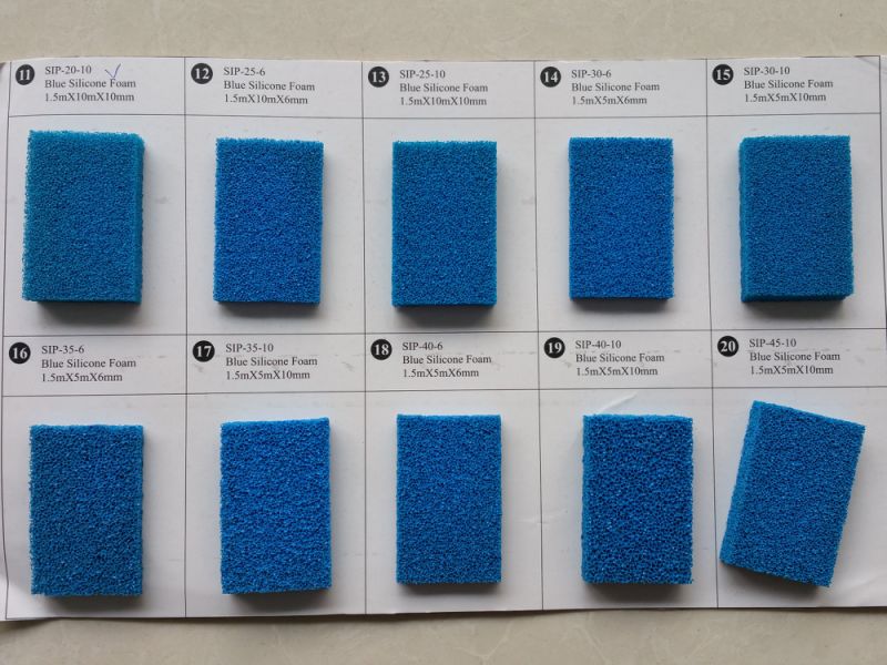 Silicone Sponge Sheet, Silicone Foam Sheet with Open/Close Cell