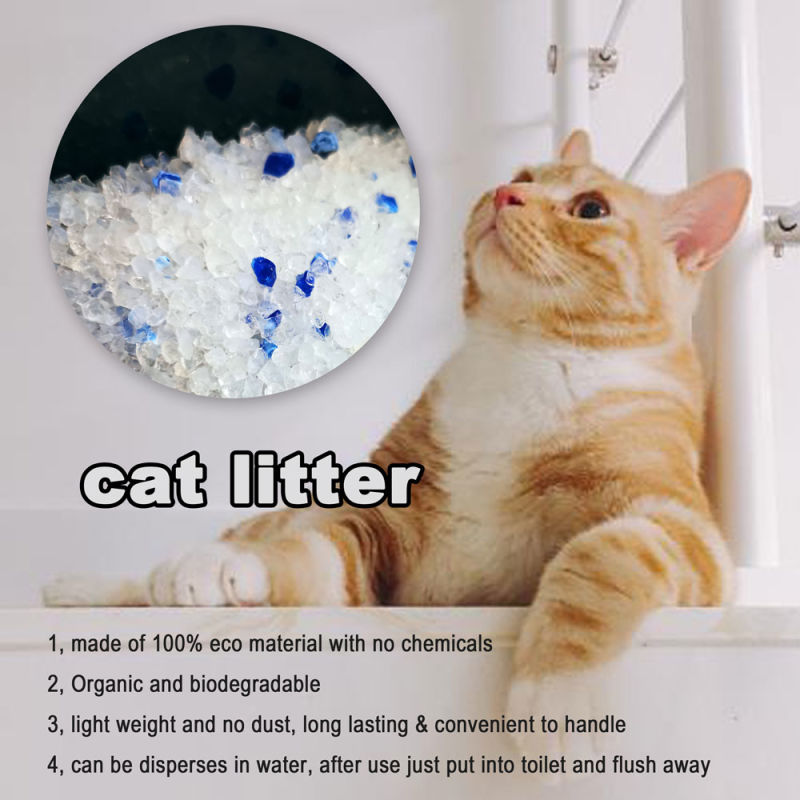 Ultra Crystals Strong Odor Control The Best Natured Non-Clumping Silica Gel Crystals Cat Sands