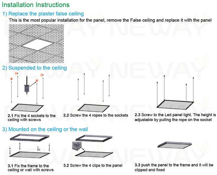 LED Ceiling Light 595*595mm 40W Ce RoHS SAA CRI 80 Ugr<19 LED Light Panel