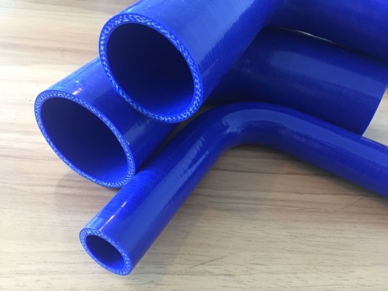 Blue Black Aftermarket Replacement Elbow Classic Silicone Hoses