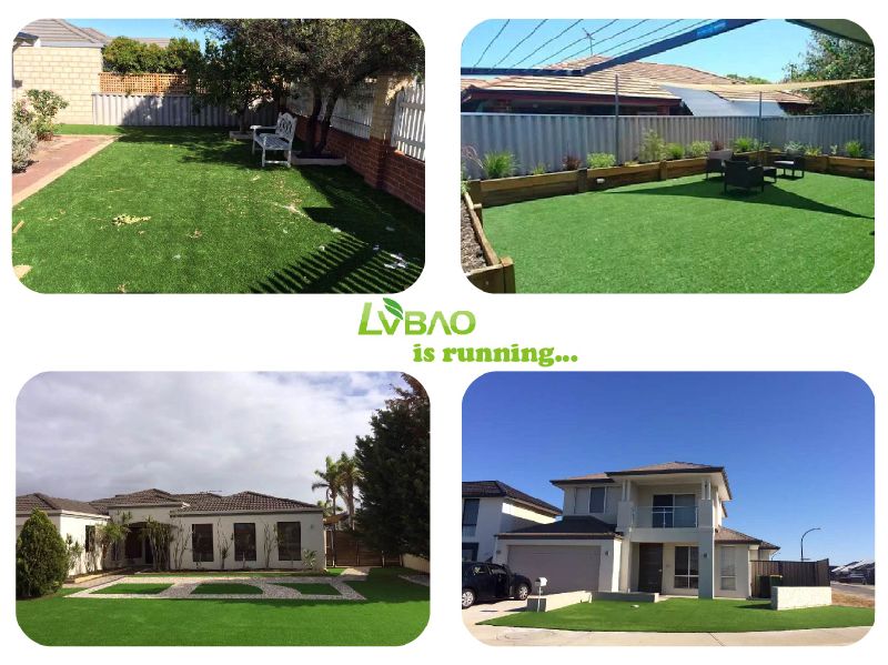 Thick Green Plastic Synthetic Turf Artificial Grass