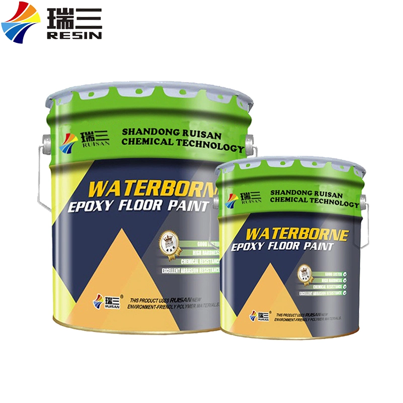 Epoxy Resin Floor Coating Waterborne Finish Layer with Hardener