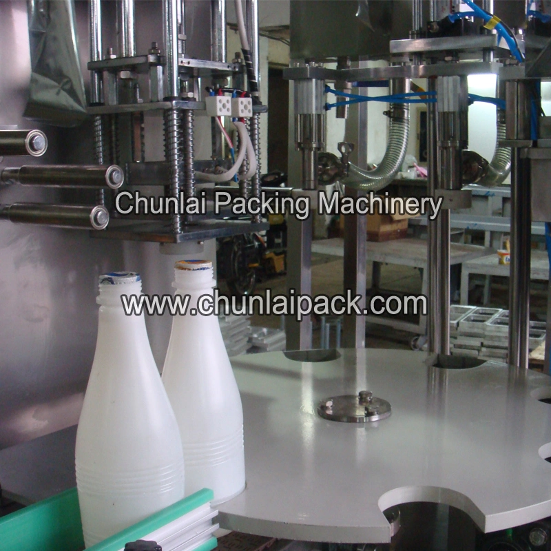 Automatic Rotary Glass Plastic Bottle Liquid Beverage Heat Filling Sealer
