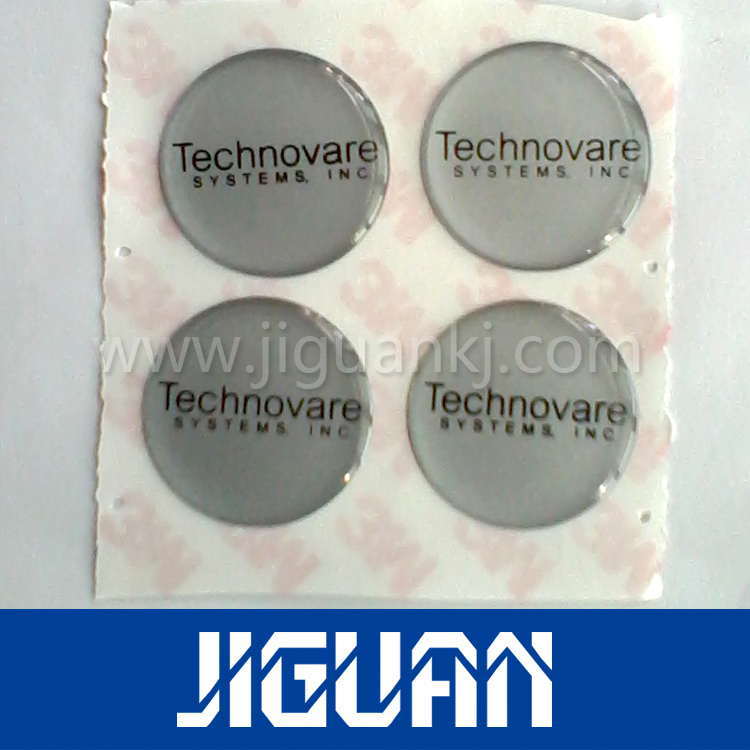 Excellent Quality Self-Adhesive Transparent Epoxy Domed Sticker